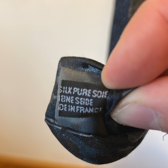 Lanvin silk tie. Camo pattern. - Picture 5 of 5